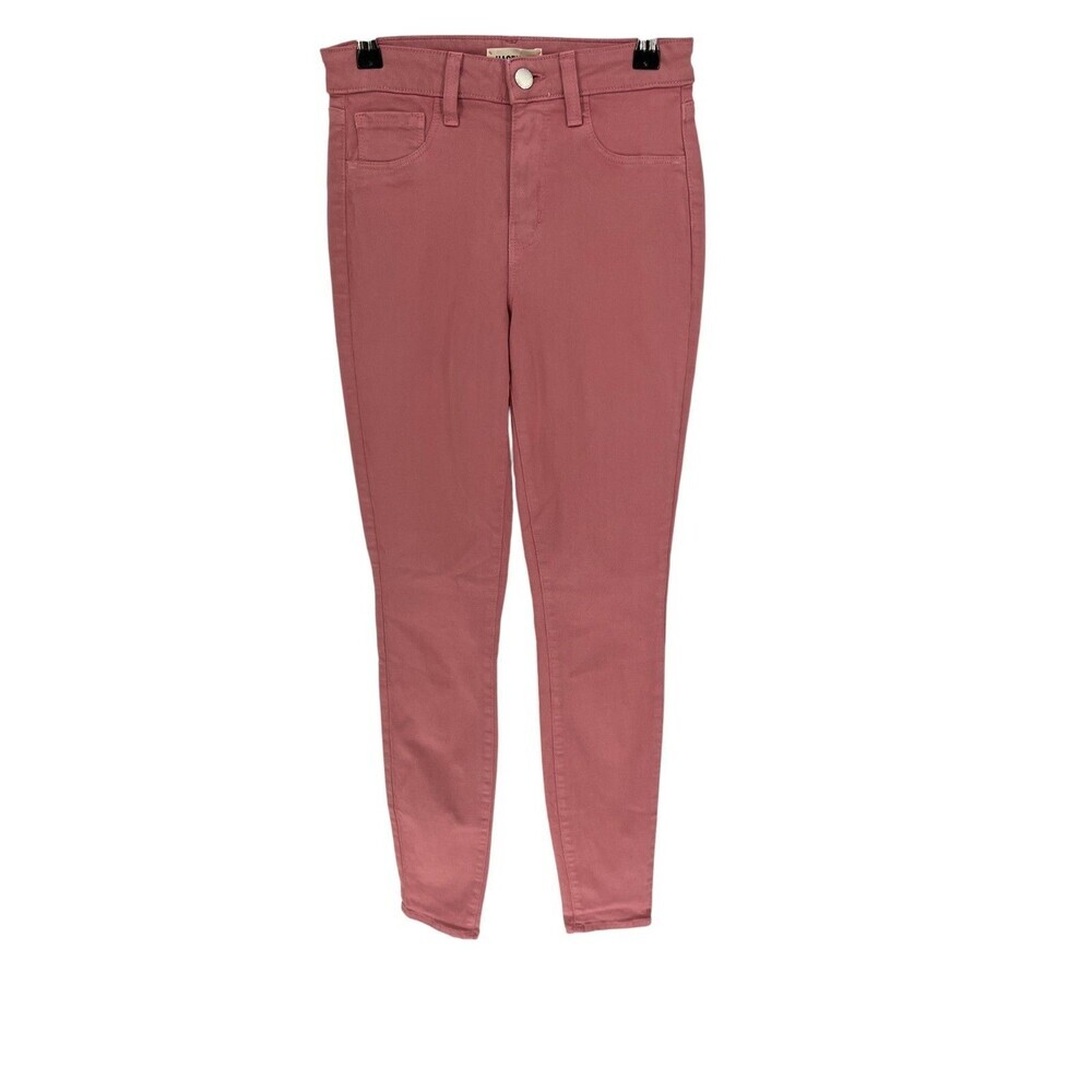 L'Agence Jeans Women's Size 25 Pink Marguerite Cotton Blend